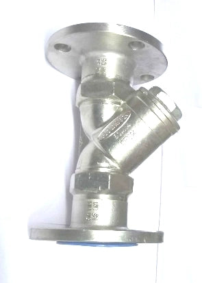 I.C.'Y' TYPE STRAINER FLANGED (F/E) BODY CF8M (SS 316) WITH  SS JALI